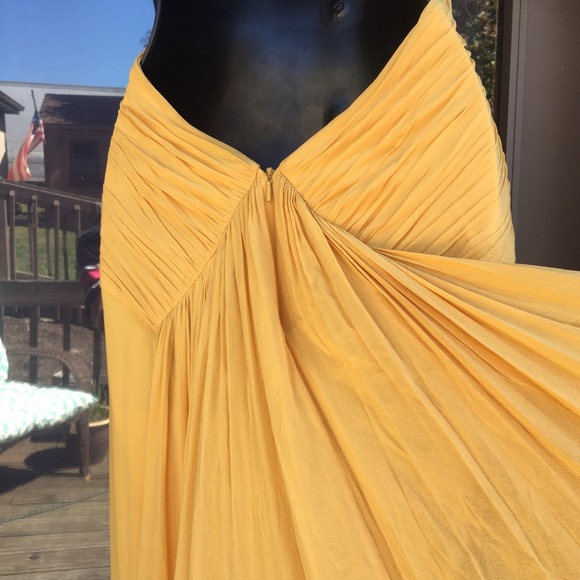 HOMECOMING PROM DRESS GOLD EMBELLISHED 100% SILK 2 - Picture 3 of 3