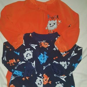 Toddler Boys Pajama Bundle (6 footed, 2 (2)piece)