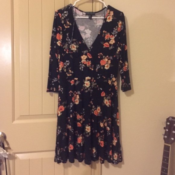 Floral print dress