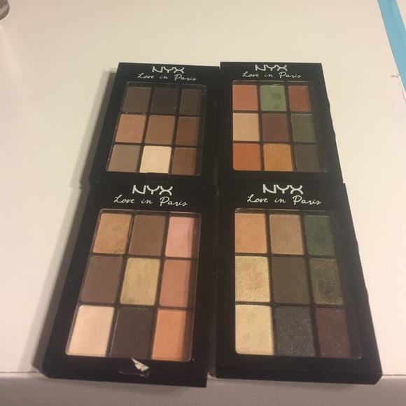 4 NYX Love In Paris Palettes