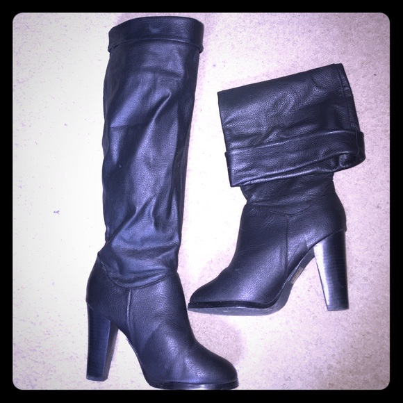 Black Colin Stuart convertible boots