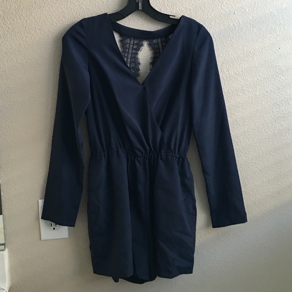 BCBG Blue Romper
