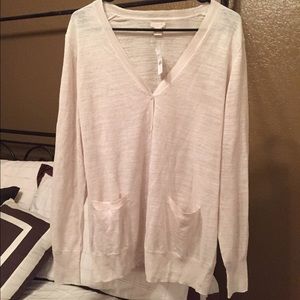 J Crew oatmeal cardigan