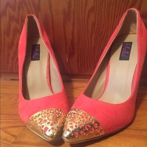 Coral Colored High Heels