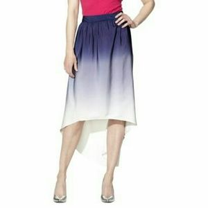 Mossimo Elastic XS High Low Ombre Skirt