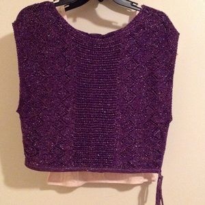 Charlotte Russe crop sweater