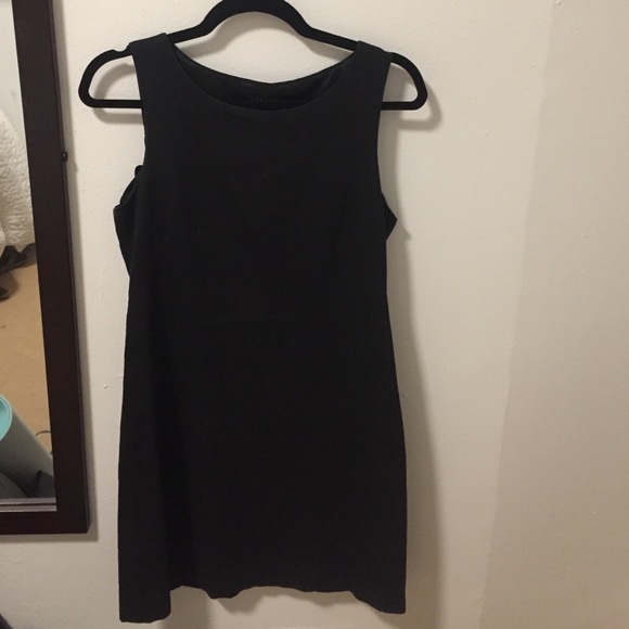 Theory black shift dress size 8