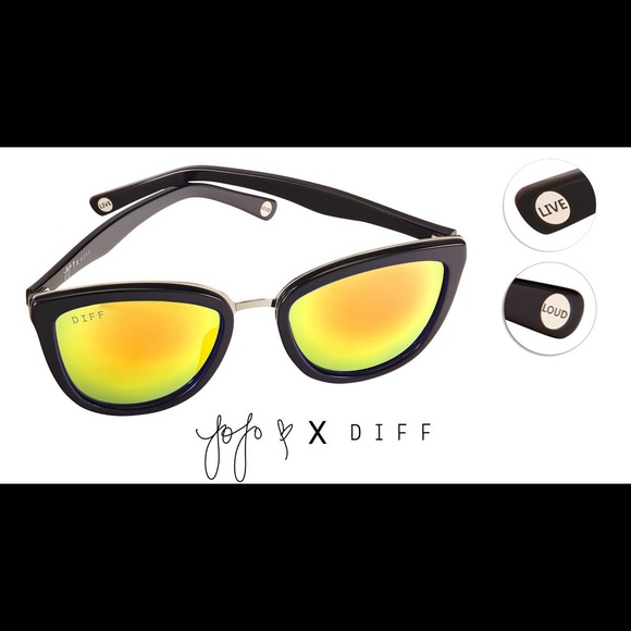 DIFF Eyewear x Jojo Edition - Black\Gold Mirrored - Picture 4 of 4