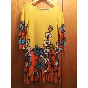 J. Crew Floral Wool Dress