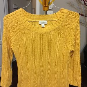 Ann Taylor Loft Open Weave Long Sleeve Sweater