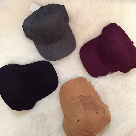 •last one•  Suede Baseball Cap - Picture 3 of 4