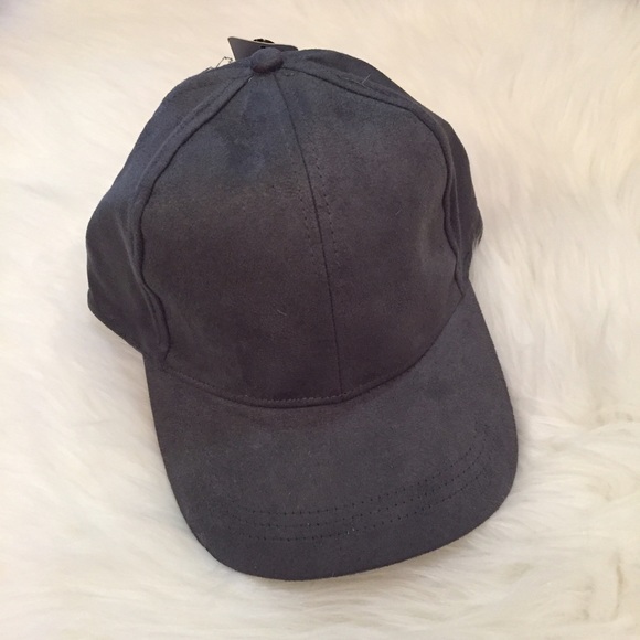•last one•  Suede Baseball Cap - Picture 4 of 4