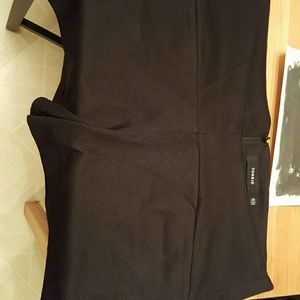 Beautiful black high-waisted shorts