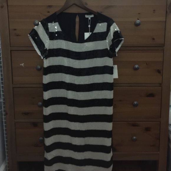 Joie stripes sequin dress