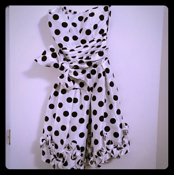Polka Dot Cocktail Dress