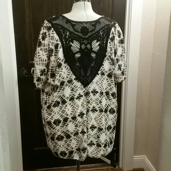 NEW Plus size crochet kimono wrap cardigan