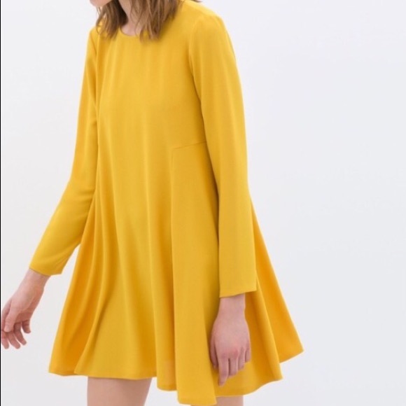Zara Dresses & Skirts - Yellow Zara swing dress
