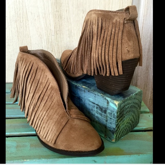 Free People Shoes Free People Coconuts By Matisse Fringe Booties