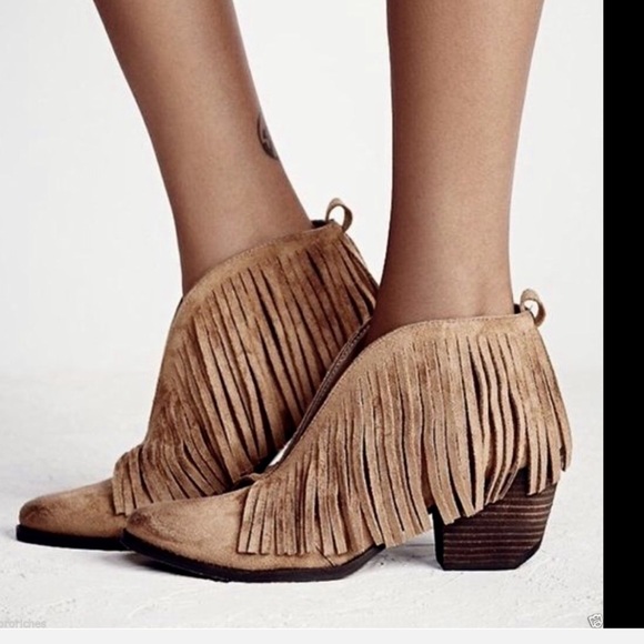 Free People Shoes Free People Coconuts By Matisse Fringe Booties