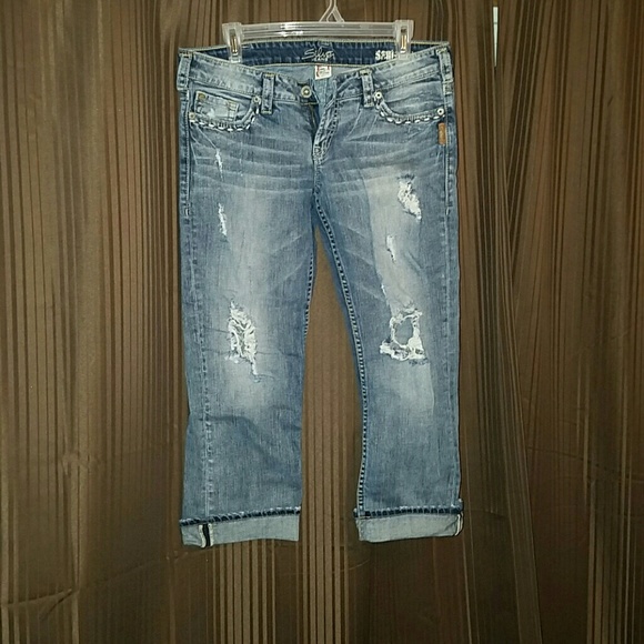 Silver Santorini Capris