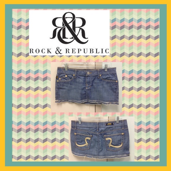 🎉HOST PICK 3/13🎉 Rock & Republic Mini Jean Skirt