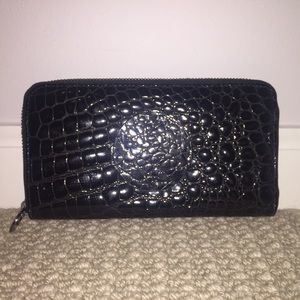 Tory Burch Croc Effect Wallet