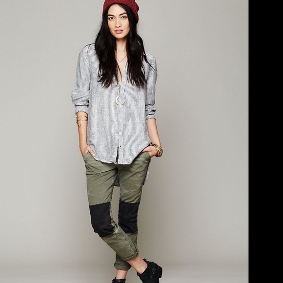 Free people patched twill pants