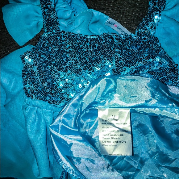 Just Couture Dresses - Blue Sparkle Flutter Sleeve Party Dress Just Couture Dresses - Blue Sparkle Flutter Sleeve Party Dress
