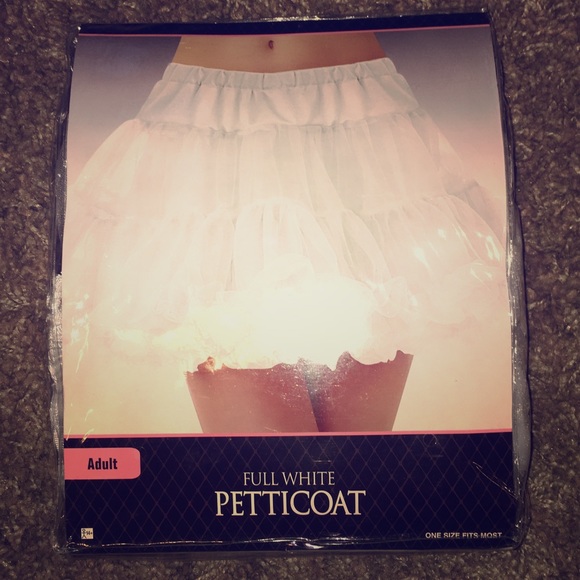 Adult Full White Petticoat