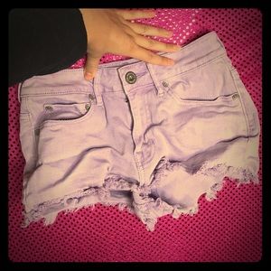 Purple shorts