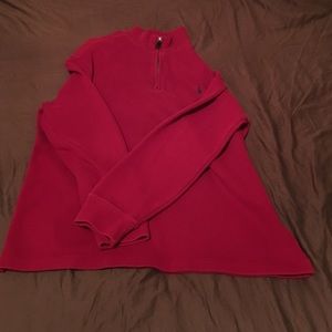 Ralph Lauren small Pony red pull over.