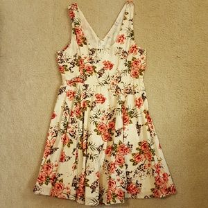 Floral A Line Dress