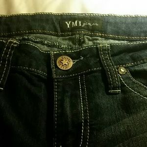 YMI jeans flare size 11 dark wash