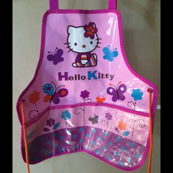 Kids the girls hello Kitty apron - Picture 2 of 3