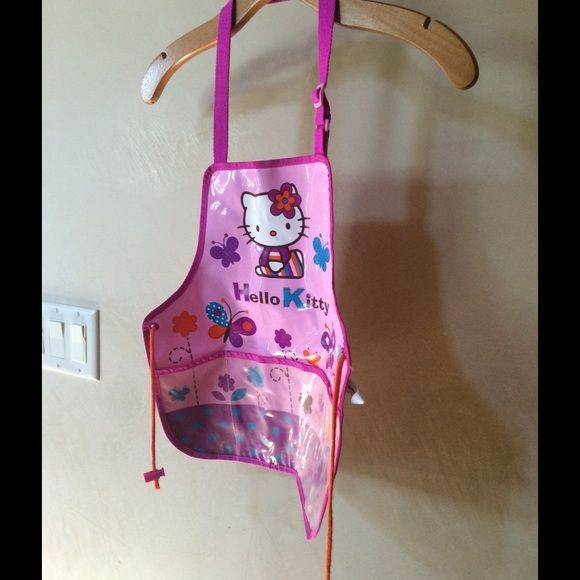 Kids the girls hello Kitty apron - Picture 3 of 3