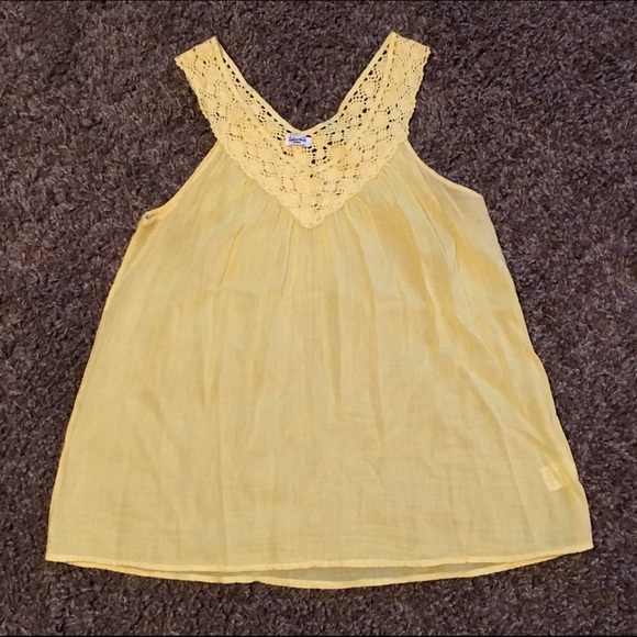 🍋Splendid Cotton Gauze Lace Tank 🍋 - Picture 1 of 2