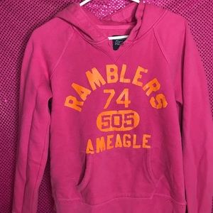 Pink American eagle sweatshirt