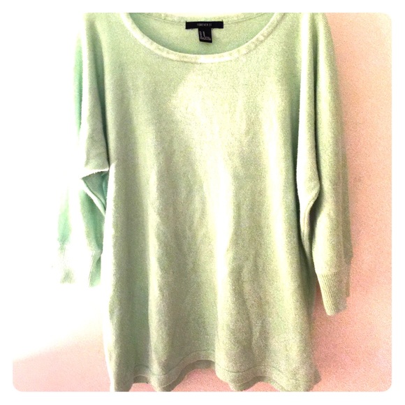 Mint 3/4 sweater