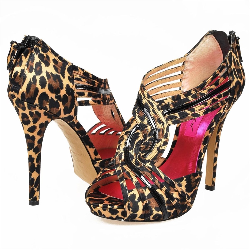Betsey Johnson Leopard Heels