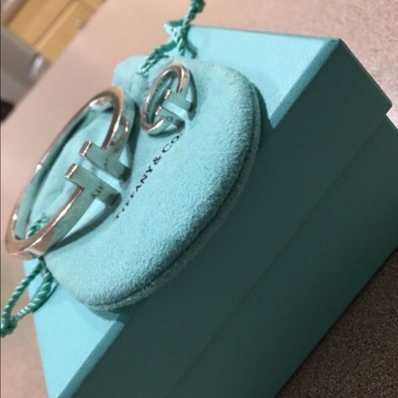 tiffany t  sterling silver bracelet and ring