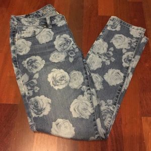 Lauren Conrad floral jeans