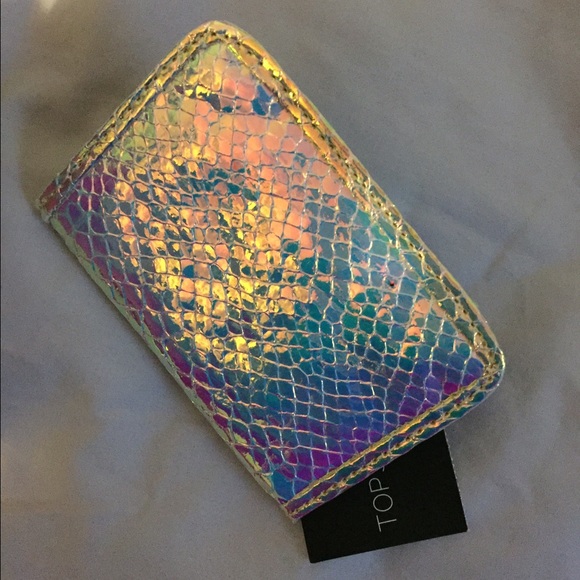 Topshop holographic card holder