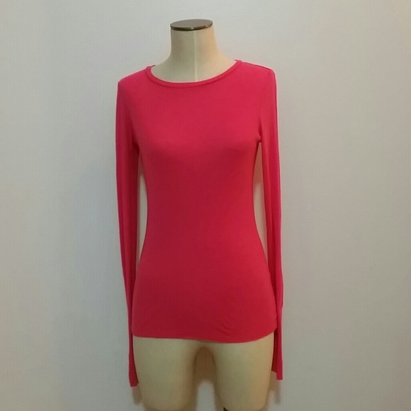 Knit long sleeve crew neck