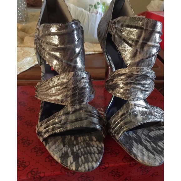 Guess  Sandals By Marciano Davisa2 Pewter Size 8