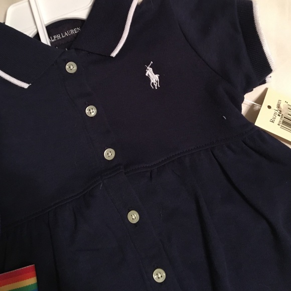 HP🎉10/16🎉NWT Ralph Lauren Baby Dress & Bloomers - Picture 3 of 4