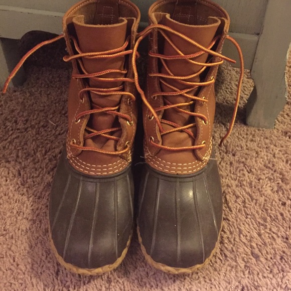 Bean boot. Brown. Size 8