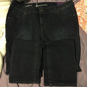Dark Straight Leg Jeans