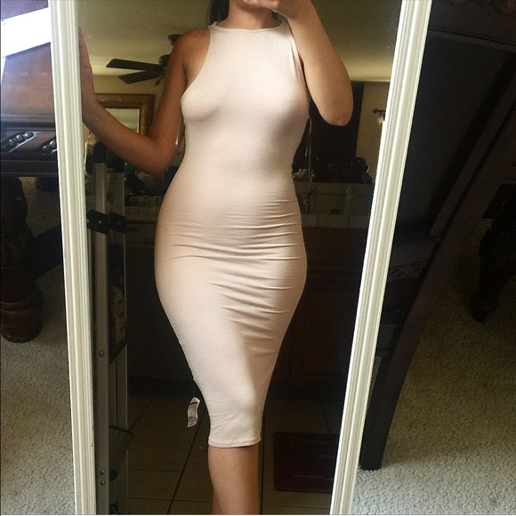 SALE🎊🎊🎊🎊Nude Bodycon Dress