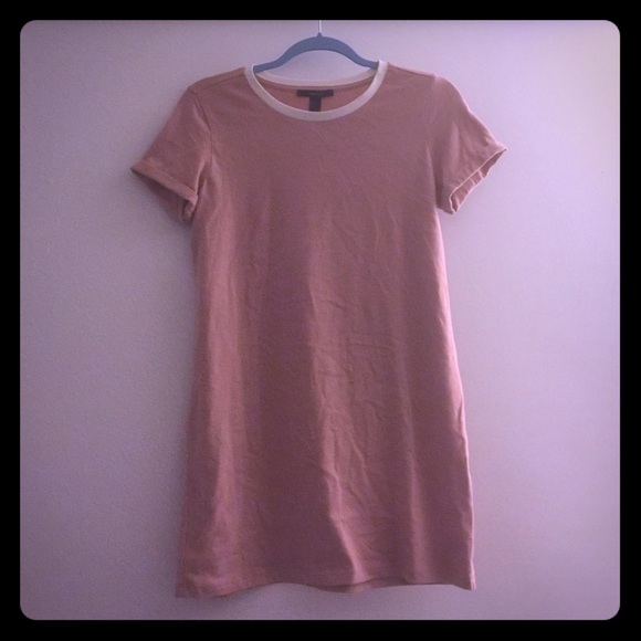 Blush tshirt dress