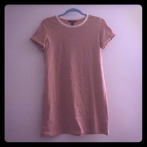 Blush tshirt dress